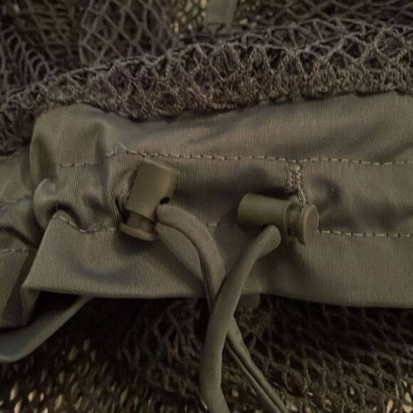 Tribe Kelley Black Fishnet Mesh Pullover Top Shirt Womens One Size - Picture 11 of 11